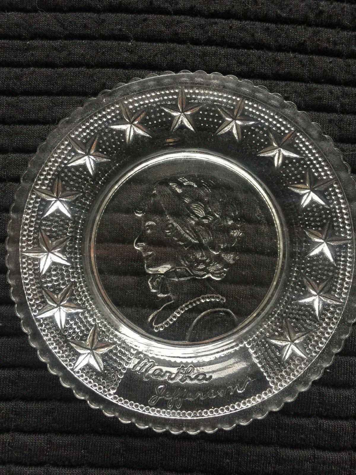 Set of 3 EAPG Sandwich Glass Cup Plate Martha &thomas Etsy