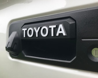 Toyota Tailgate Handle Vinyl Letters