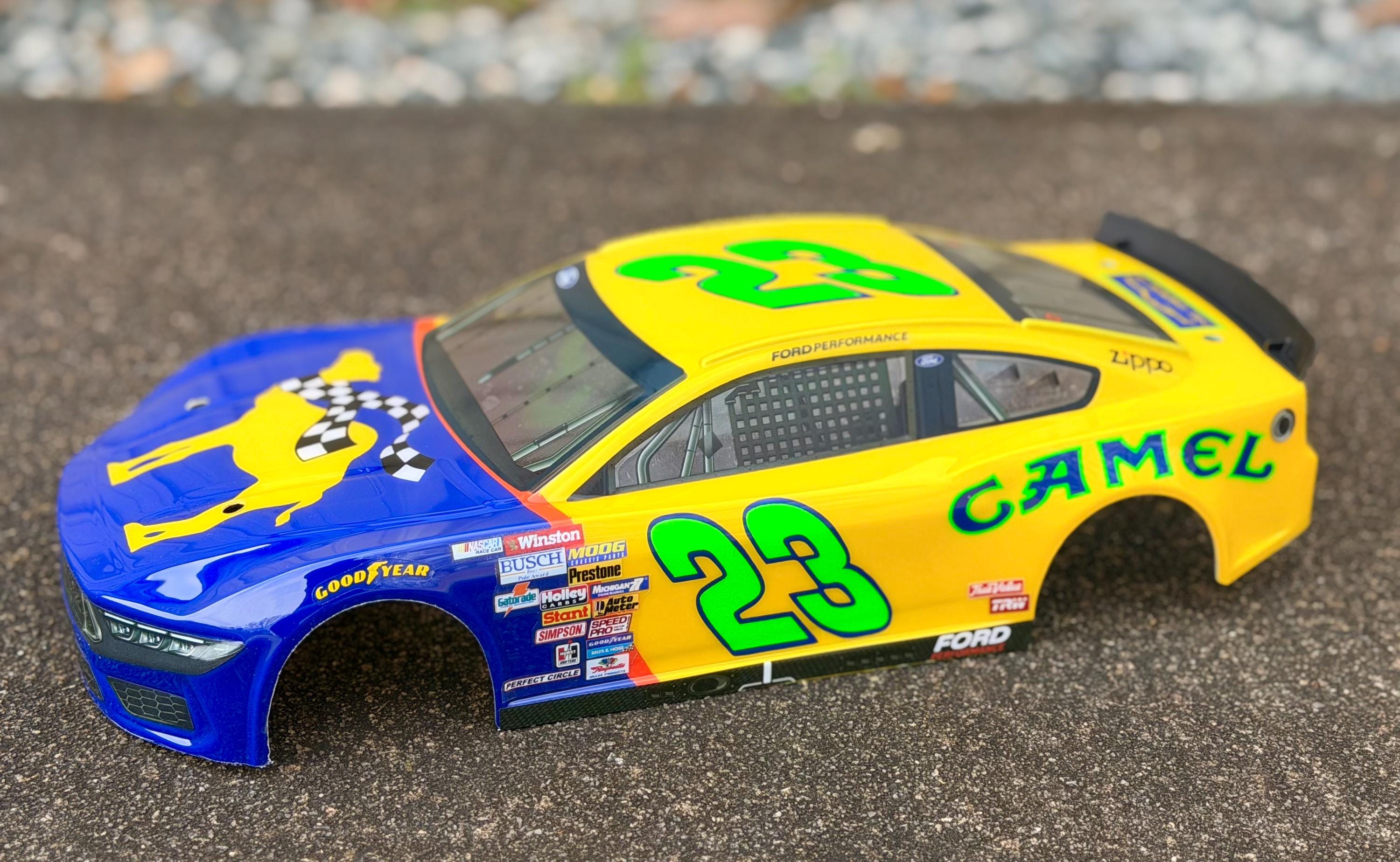 京商 Coors NASCAR RCカー ボディ シャーシ 本体のみ LOSI Custom Airbrushed 1/12 NASCAR Bodies (customize Your Own
