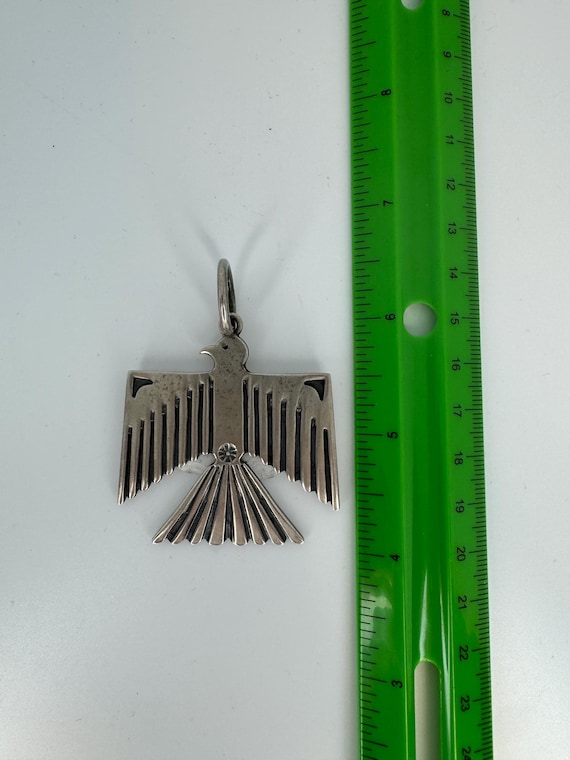 Dan Dodson Thunderbird Sterling Silver Pendant - image 3