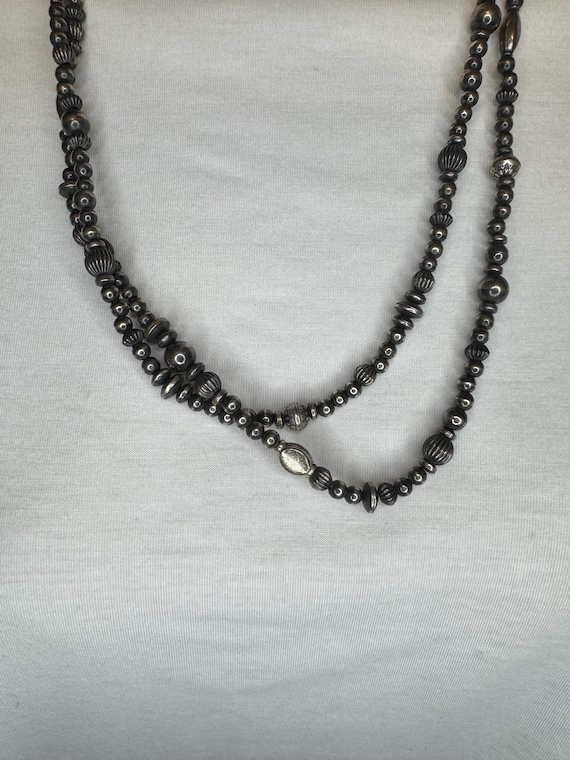 Native American Navajo Pearl Necklace - 49”
