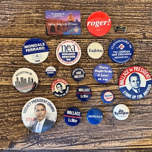 Assorted Political Campaign Pins