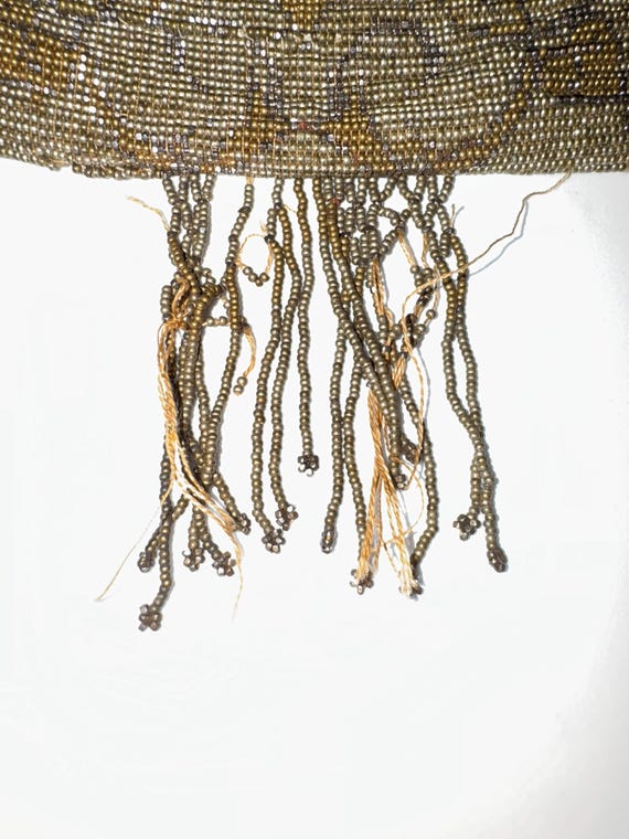 Antique Micro Beaded Purse - image 2