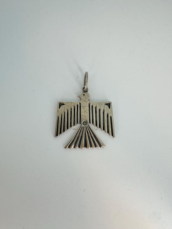Dan Dodson Thunderbird Sterling Silver Pendant - image 1