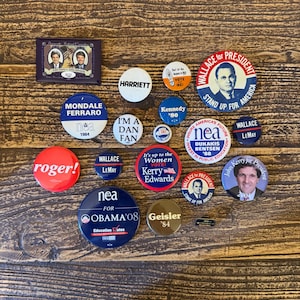 Assorted Political Campaign Pins
