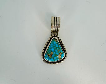 Louise Yazzie Turquoise/Sterling Silver Pendant