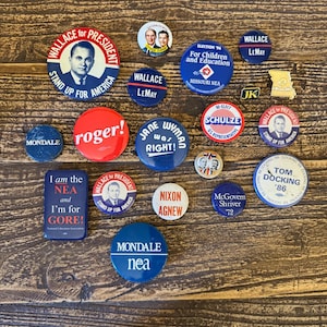 Assorted Political Campaign Pins