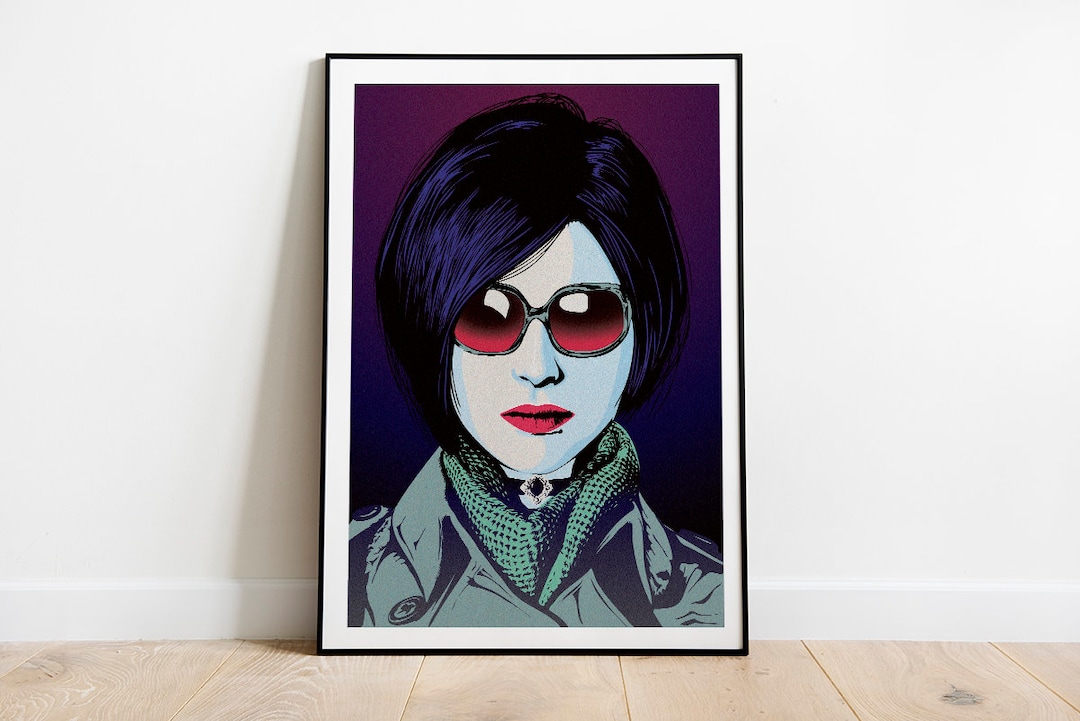 Ada Wong Portrait From Resident Evil 2 Pop Art Inspired Poster - Etsy