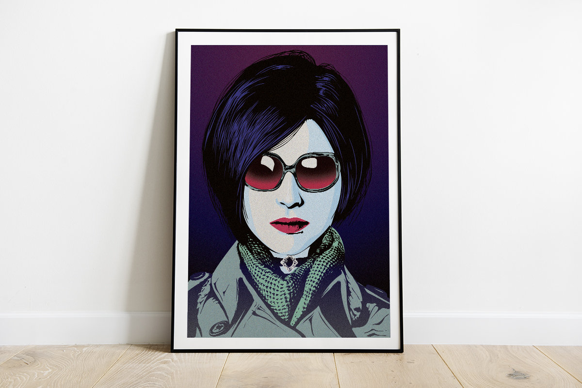 Ada Wong Portrait From Resident Evil 2 Pop Art Inspired Poster - Etsy