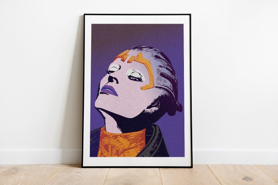 Justicar Samara Portrait From Mass Effect Pop Art Inspired - Etsy