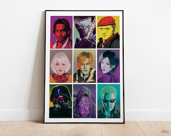 Resident Evil 4  pop art inspired poster
