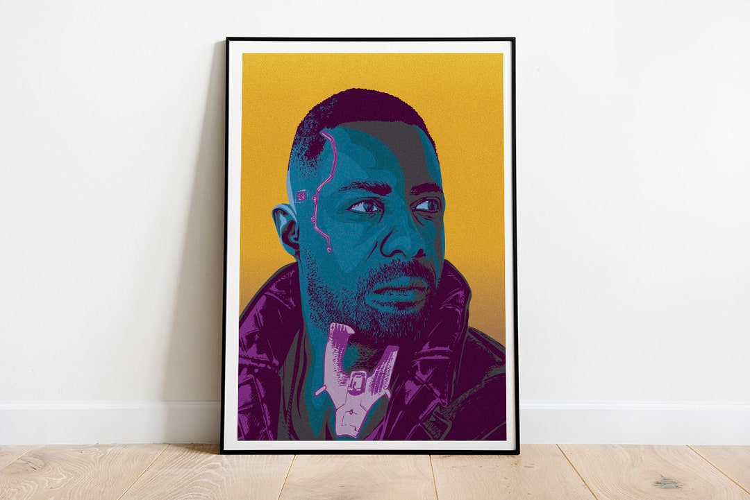 Solomon Reed From Cyberpunk Portrait Pop Art Inspired Poster - Etsy