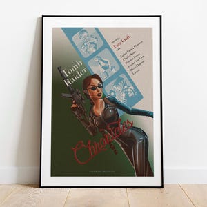 Lara Croft from Tomb Raider Chronicles  Remastered fine art print