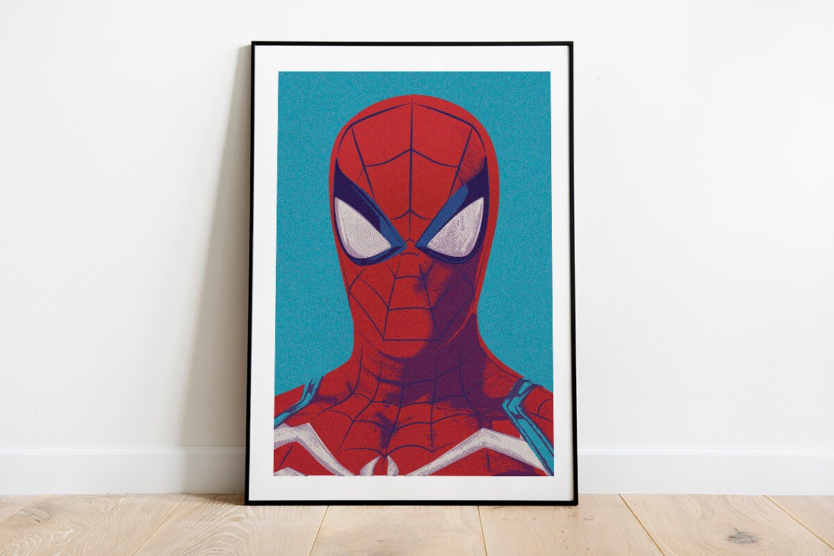 civilisation mistet hjerte Spytte Peter Parker as Spider Man Portrait From Spider-man Pop Art - Etsy