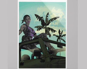 Sheva Alomar  from Resident Evil 5 fine art print
