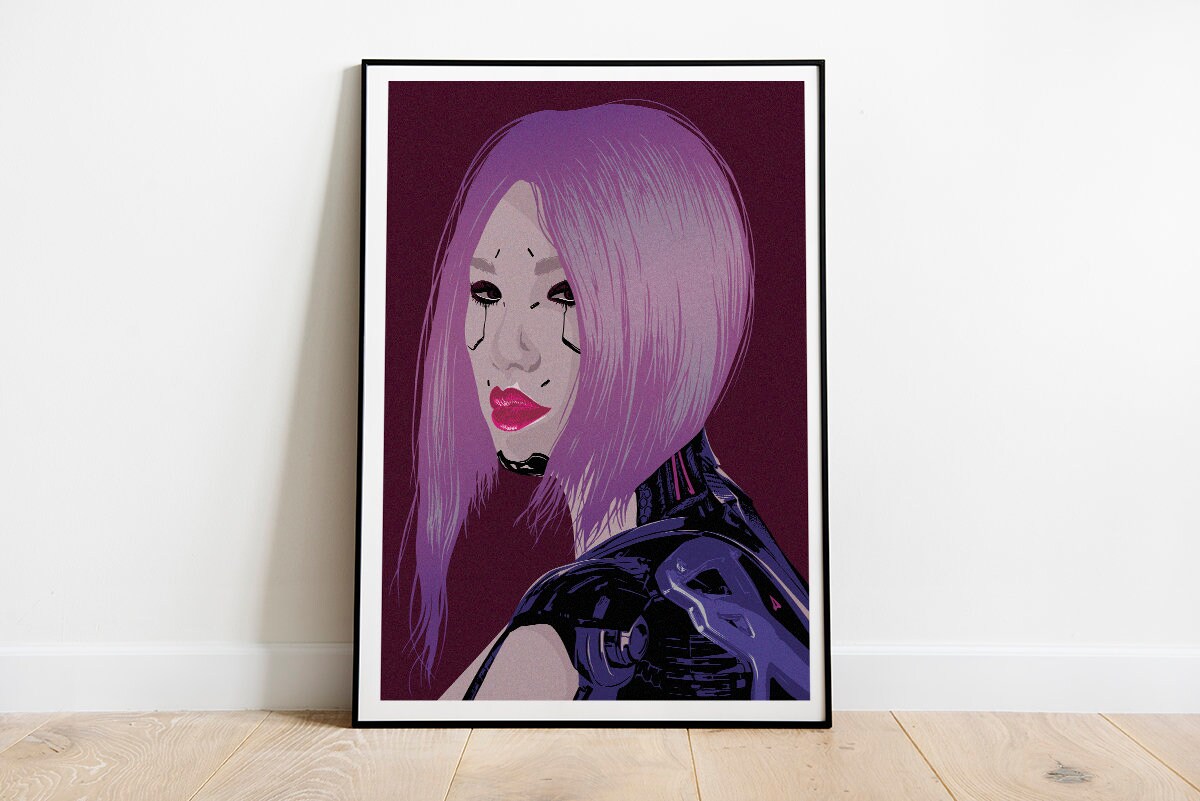 Songbird From Cyberpunk Portrait Pop Art Inspired Poster - Etsy