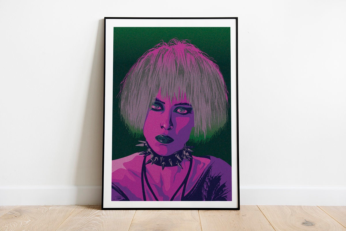 Misty From Cyberpunk Portrait Pop Art Inspired Poster - Etsy