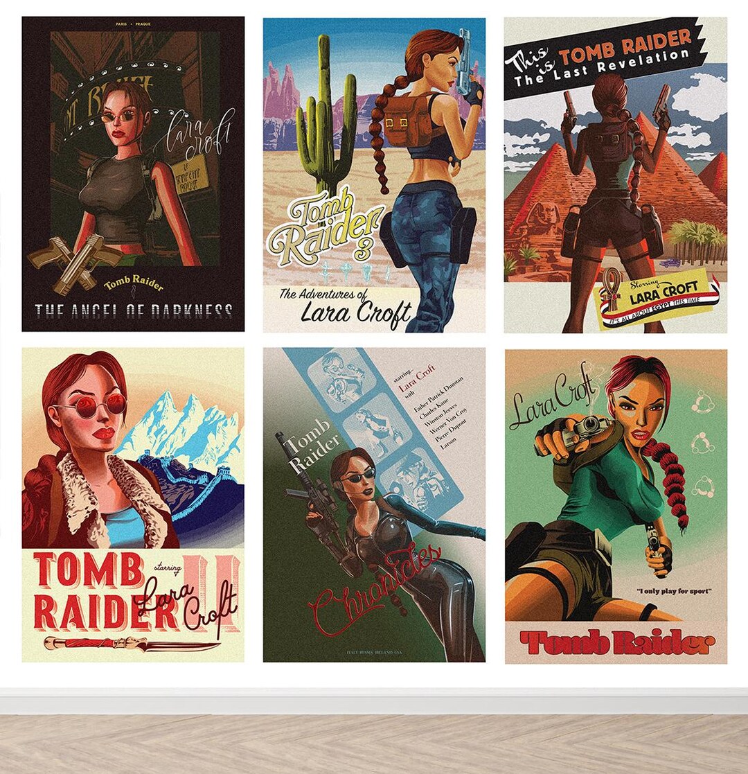 トゥームレイダー TOMB RAIDER lara croft ポスター セット トゥームレイダー TOMB RAIDER lara croft ポスター セット トゥーム