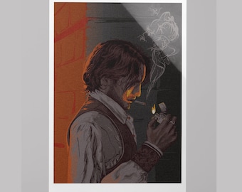 Luis Serra  from Resident Evil 4 remake fine art print