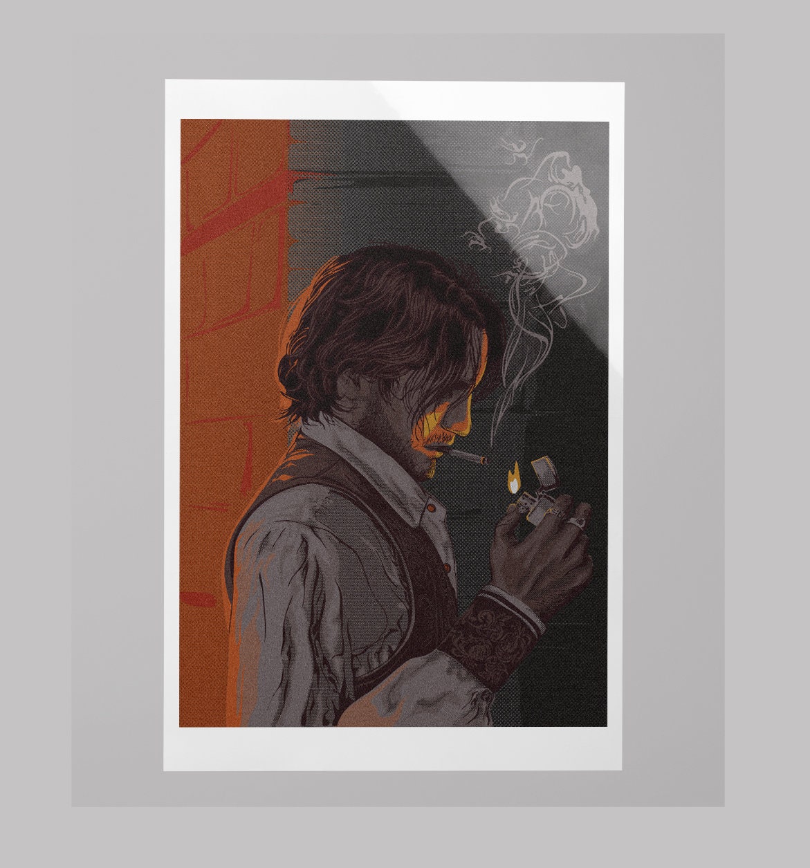Luis Serra  from Resident Evil 4 remake fine art print