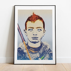 Atreus portrait von God Of War Pop Art inspiriertes Poster