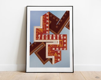 Journey from Thatgamecompany game poster - Finale edition