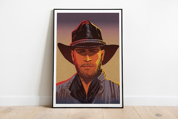 Red Dead Redemption Arthur Morgan Wild West Cowboy Poster -  Hong Kong