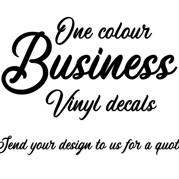 Business Stickers Etsy UK