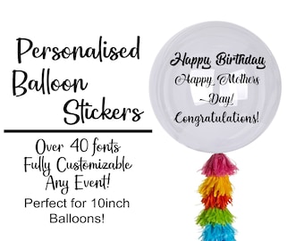 Details about PERSONALISED Balloon Stickers UK seller Any Occasion Details about PERSONALISED Balloon Stickers UK seller Any Occasion