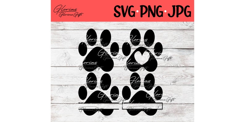 Download Pet Portraits Png Plain Paw Print Svg Jpg Paw Print Svg Paw Monogram Svg Paw Heart Svg Urns Memorials