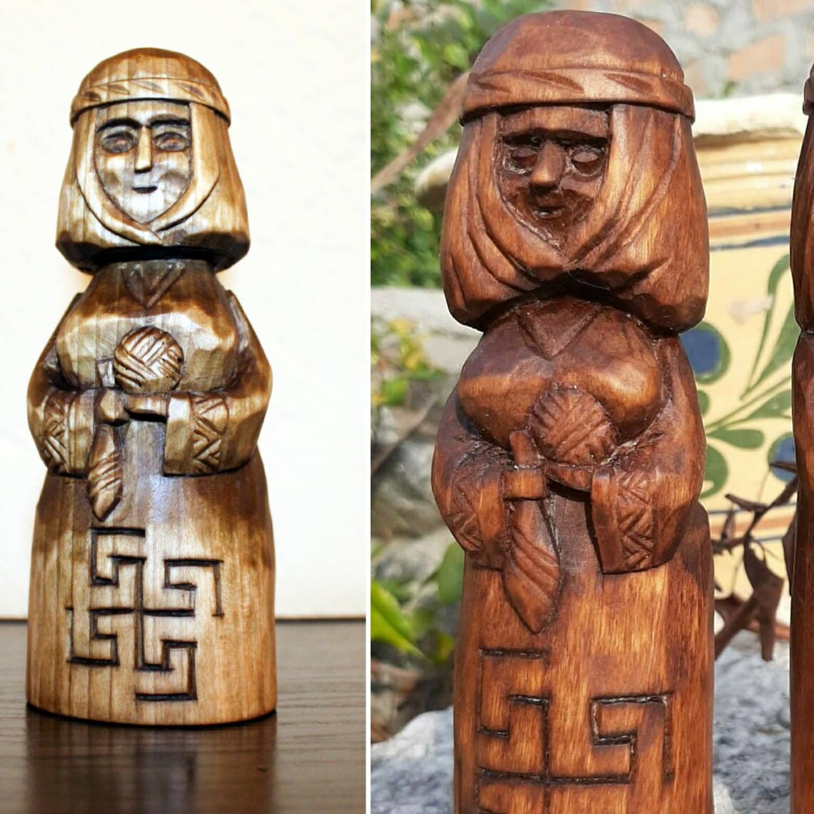 Mokosha Goddess wooden statue Slavic Mother Makosh Pagan | Etsy