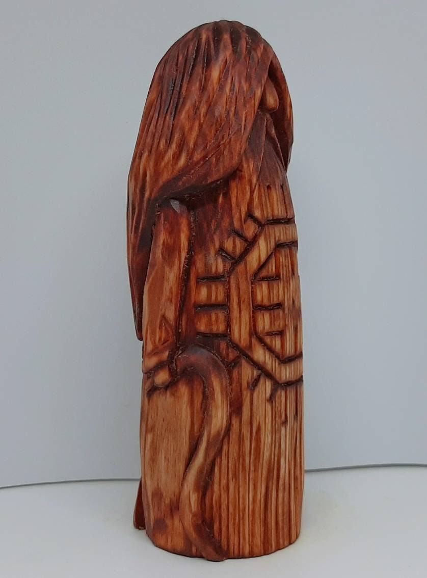 VIY God of Death Wooden Statue Slavic Gods Vii Pagan Goddess | Etsy