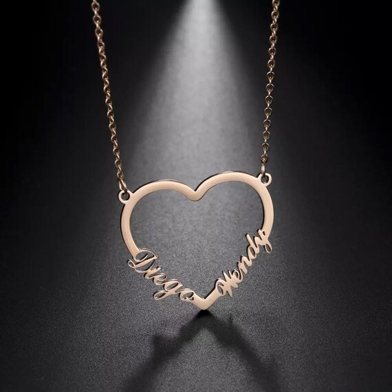 Couple 2024 name locket