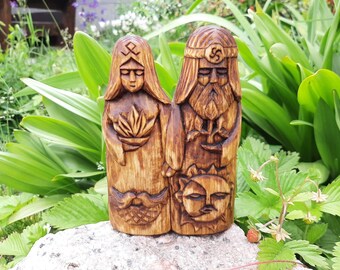 Domovoy. Slavic Hand Carved Wooden Household. Good Spirit - Etsy