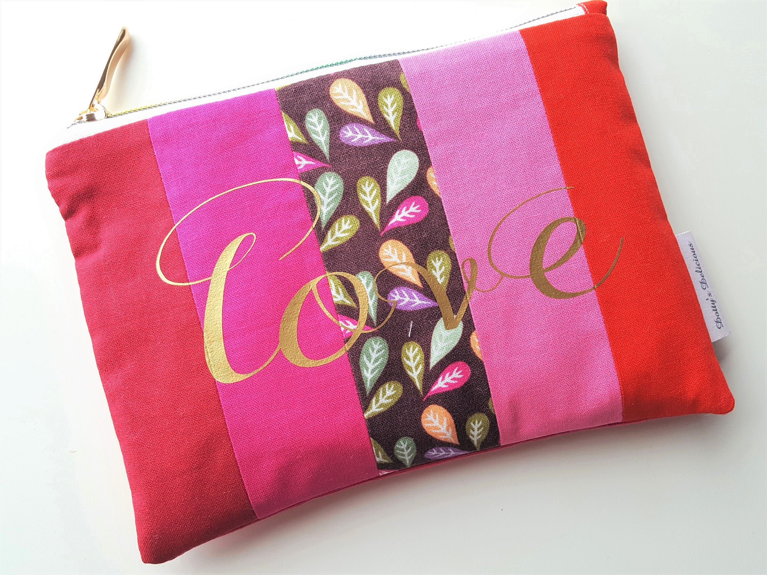 personalised zip bag