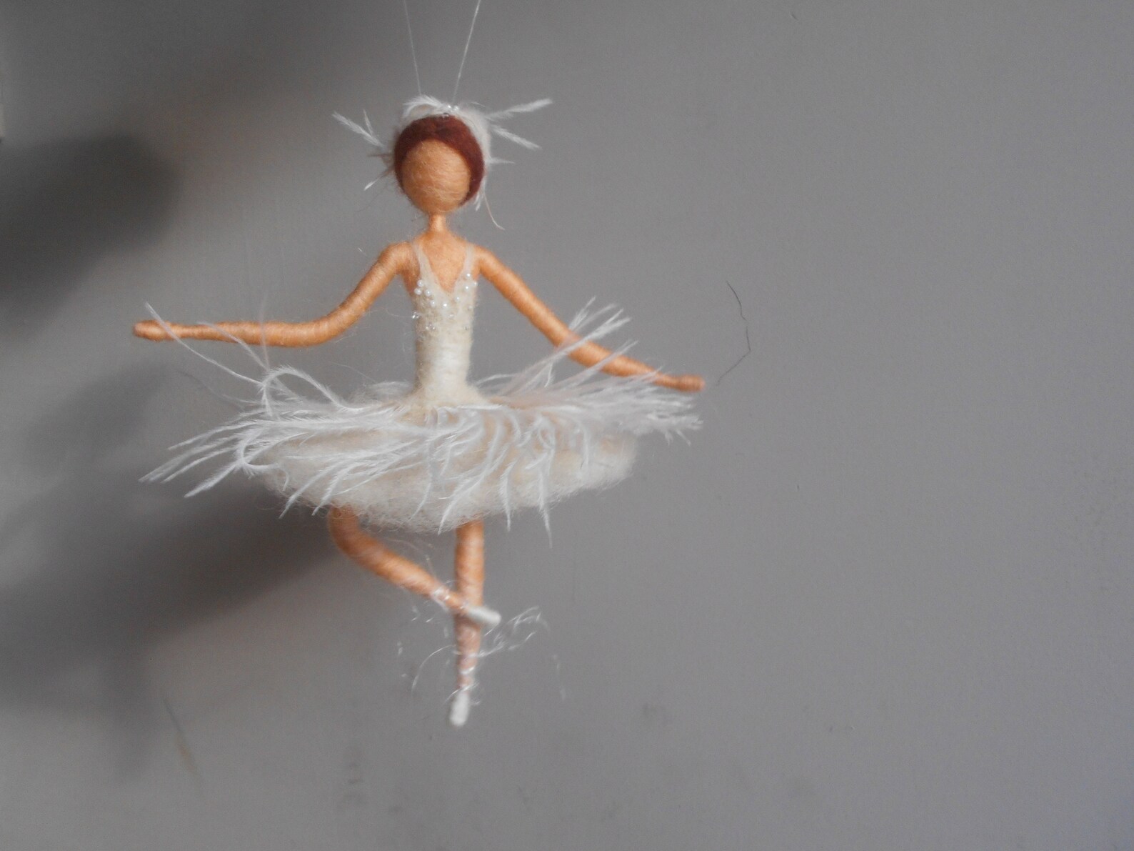 Needle Felted Ballerina Dolls: Swan Lake Inspired Art Decor - Etsy
