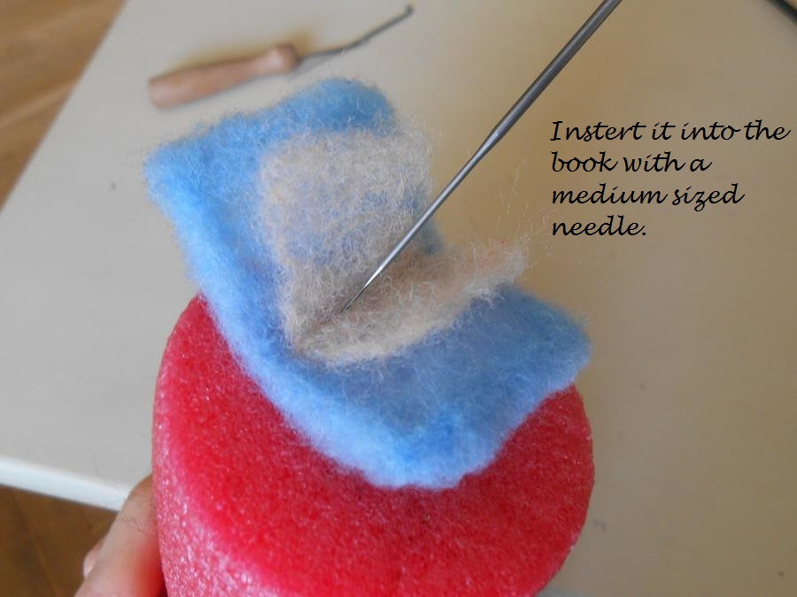DIY Tutorial for Needle Felting Fairy on a Swing With a Felted Etsy