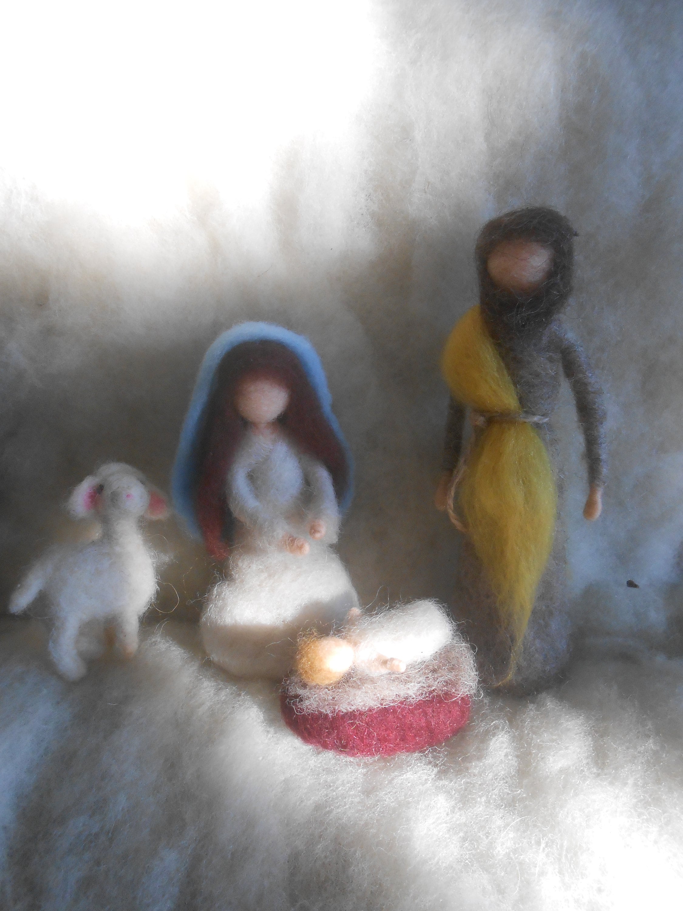 DIY Nativity Set Tutorial Needle Felting Craft Nativity Scene Etsy