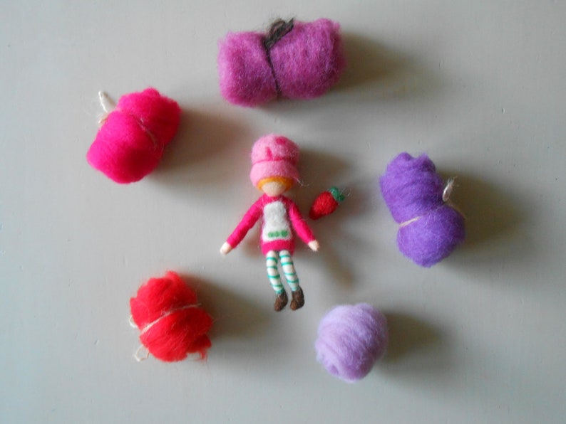 DIY Craft KIT Needle Felting 20 Wool Color Kit Adult and Etsy