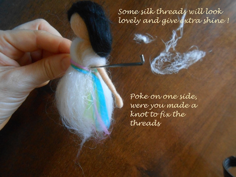 DIY Tutorial needle felted angels beginners tutorial Step by Etsy