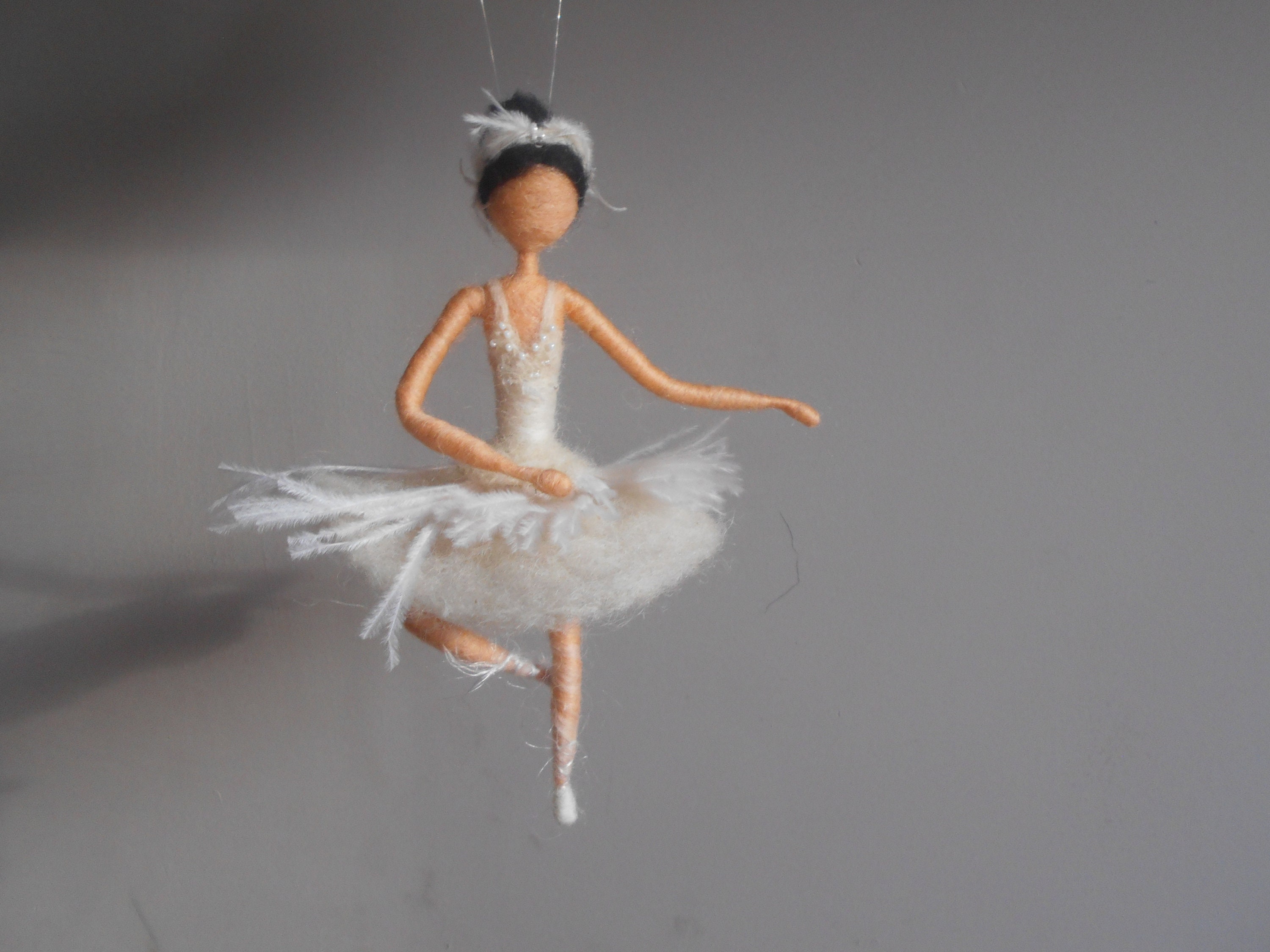Needle Felted Ballerina Dolls: Swan Lake Inspired Art Decor - Etsy