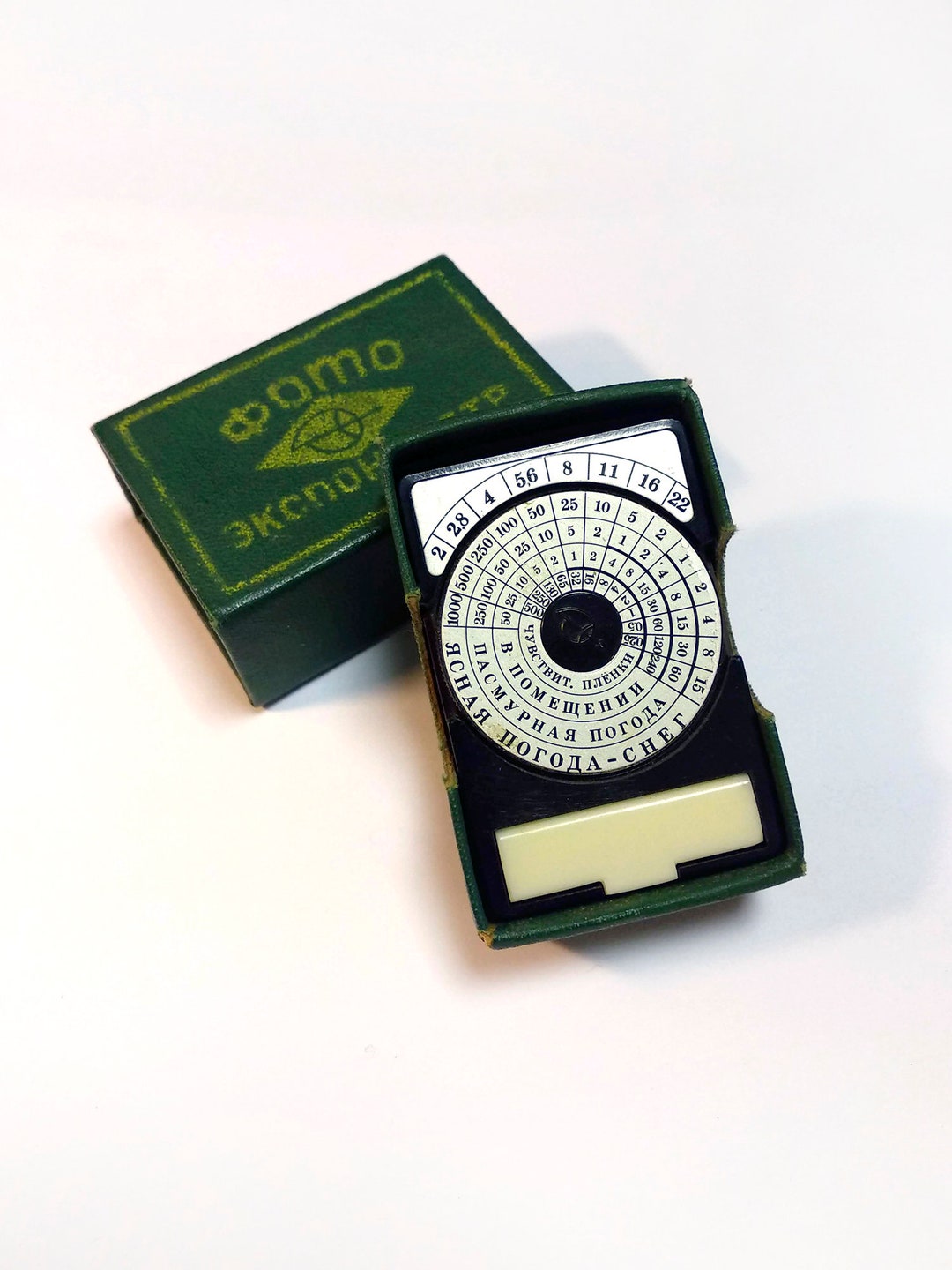 Soviet Meter Soviet Vintage Light Meter, Photo Exposure Meter, USSR Manual Exposure ...