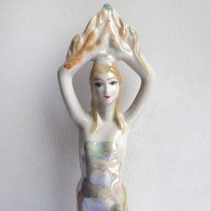 Vintage Polonnoye , USSR, Porcelain Figurine,  Porcelain USSR, Vintage Figurine, Figurine Mavka