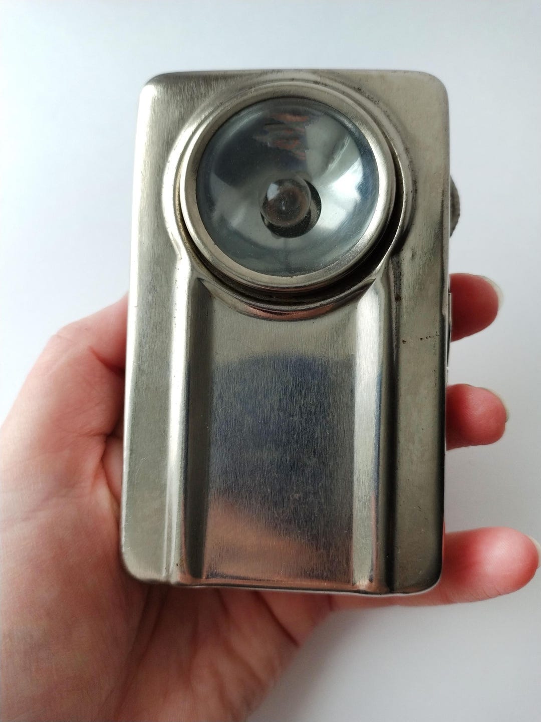 Russian Flashlight Rectangular Soviet Pocket Flashlight: Old Flashlight USSR - Etsy