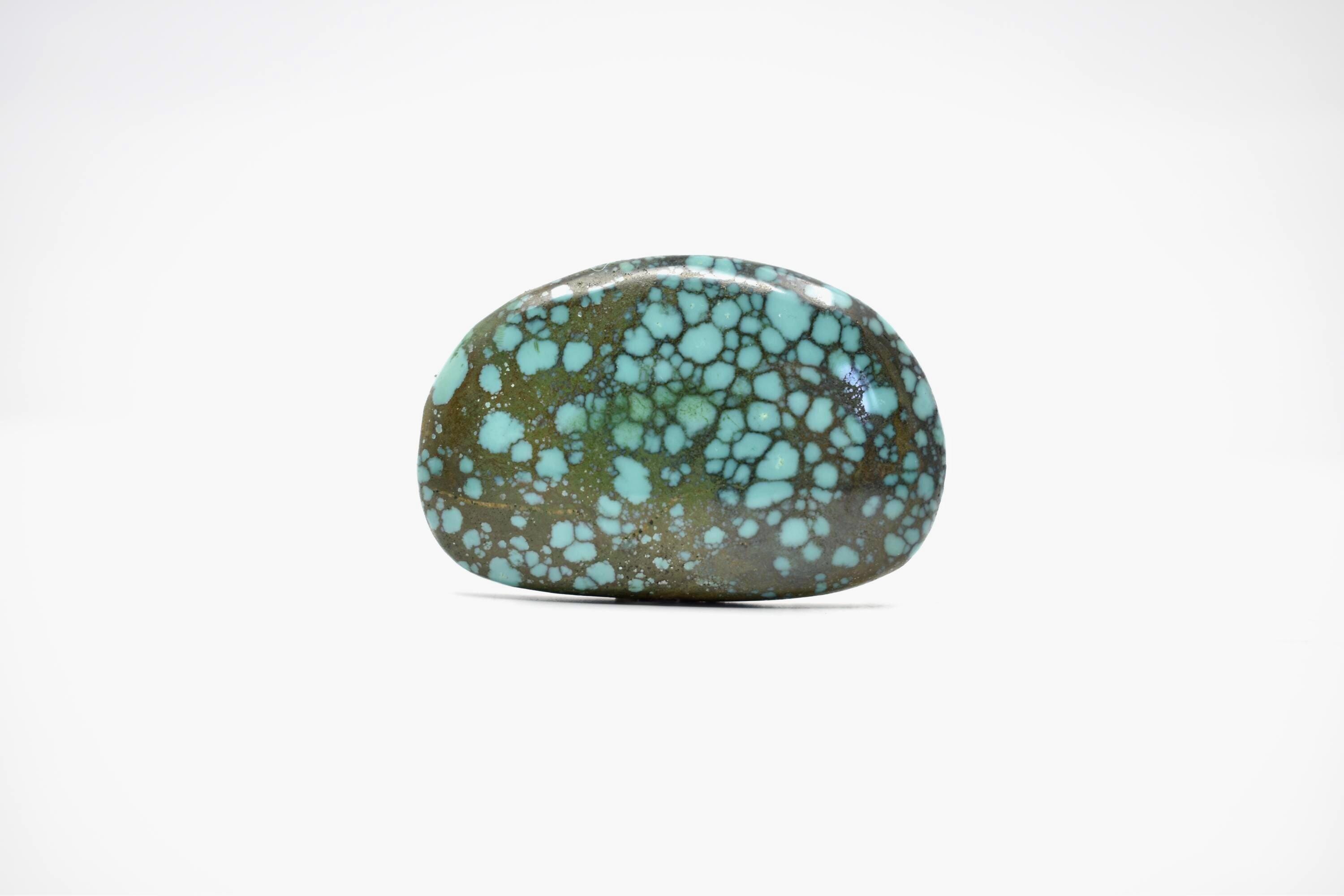 60-carat High-grade Cloud Mountain Turquoise From Hubei China