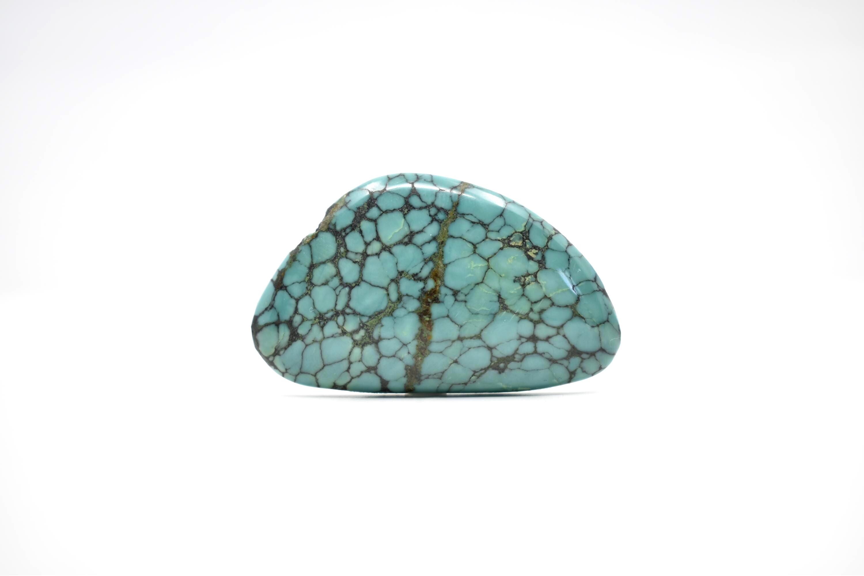 60-carat High-grade Cloud Mountain Turquoise From Hubei China
