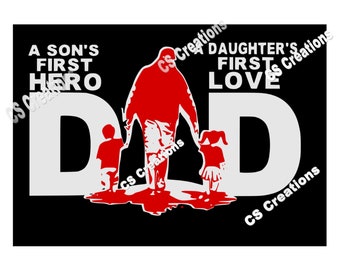 Fathers Gift A Daddy Is His Son S First Hero And His Etsy