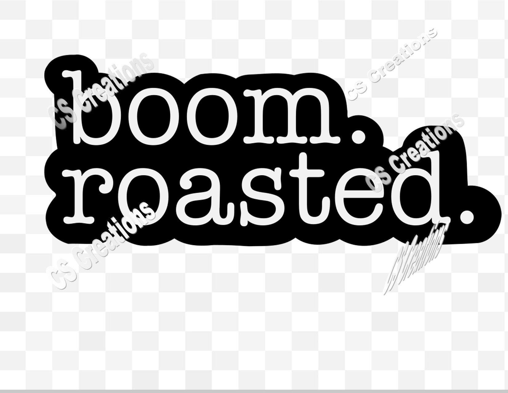 Boom. Roasted. PNG/PDF/SVG The Office Etsy