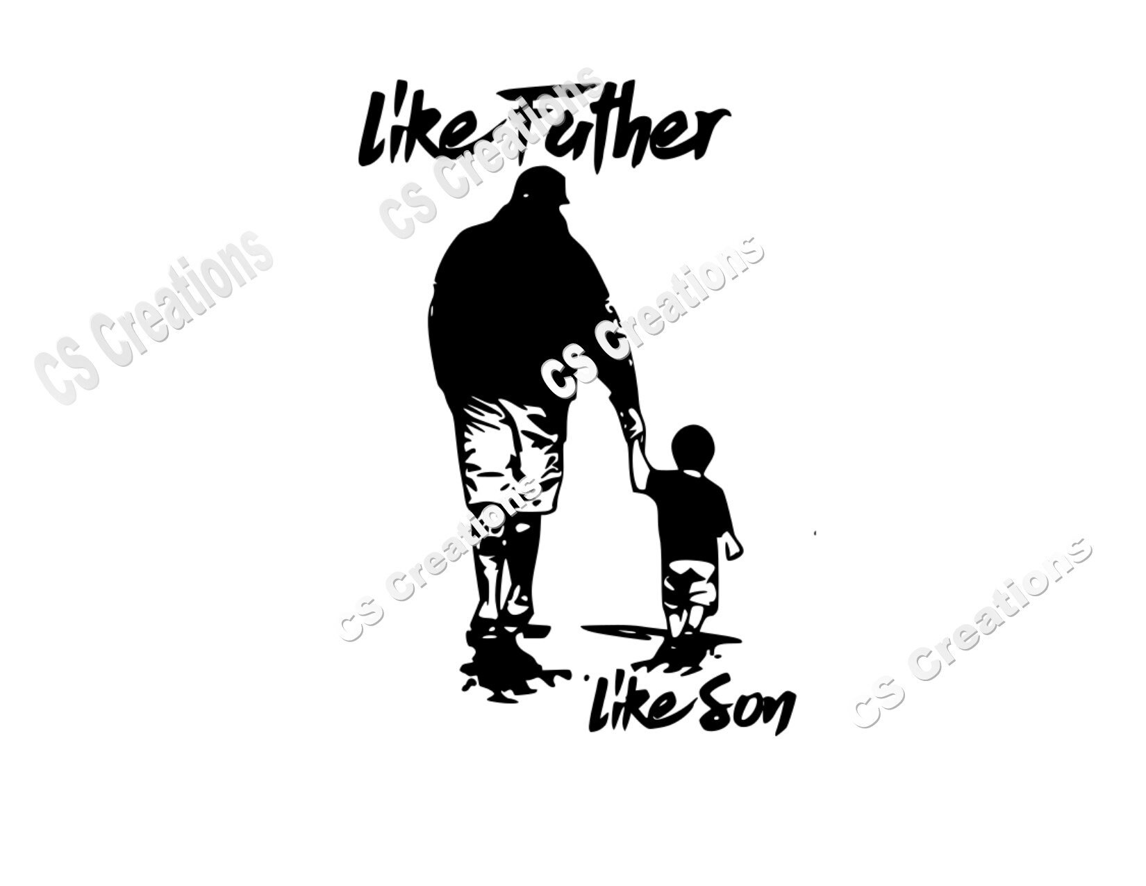 Like Father Like Son SVG/PNG/PDF Etsy