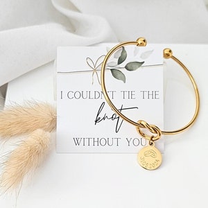 Maid of Honor Bracelet Personalized | Maid of Honor Gift | Bridesmaid Gift | Wedding Gift | Maid of Honor Question | Knot